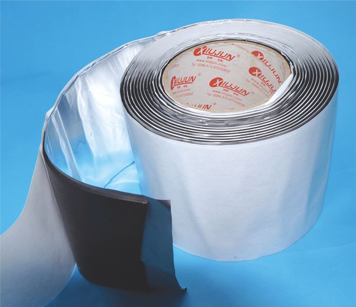 Single faced PET aluminium foil butyl waterproof tape